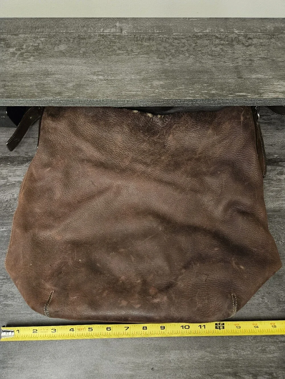 Early Y2K Vintage Coach Brown Leather Slouchy Hobo Shoulder Bag